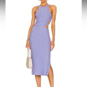 JONATHAN SIMKHAI STANDARD Kaya Cut Out Midi Dress
